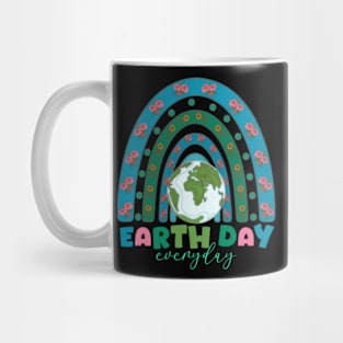 Earth Day Rainbow, Every Day funny Design 54th anniversary 2024 Mug